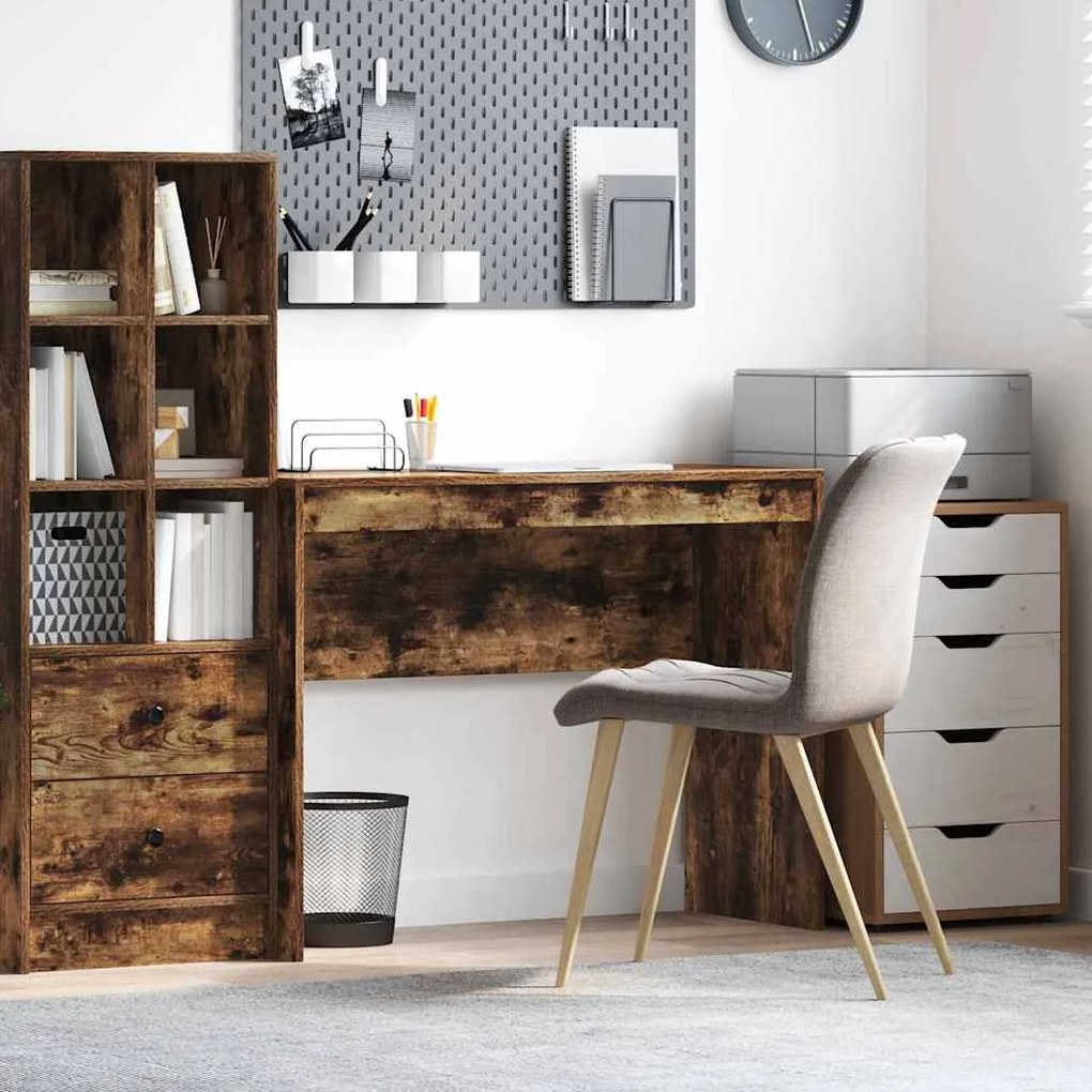 vidaXL Mesa Carvalho Defumado 100 x 40 x 76 cm