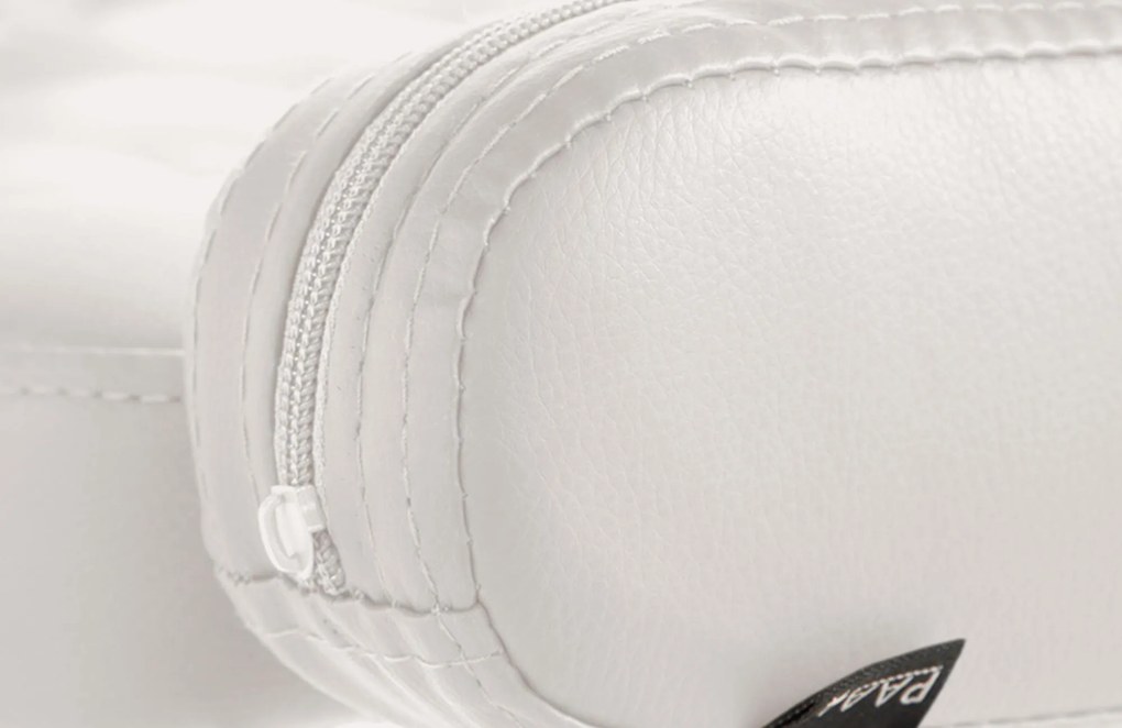 Banco de bar Dublin em couro sintético Branco