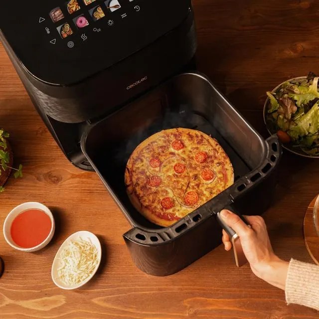 Fritadeira Airfryer com grelhador duplo Cecofry&amp;Grill Smokin' 6500