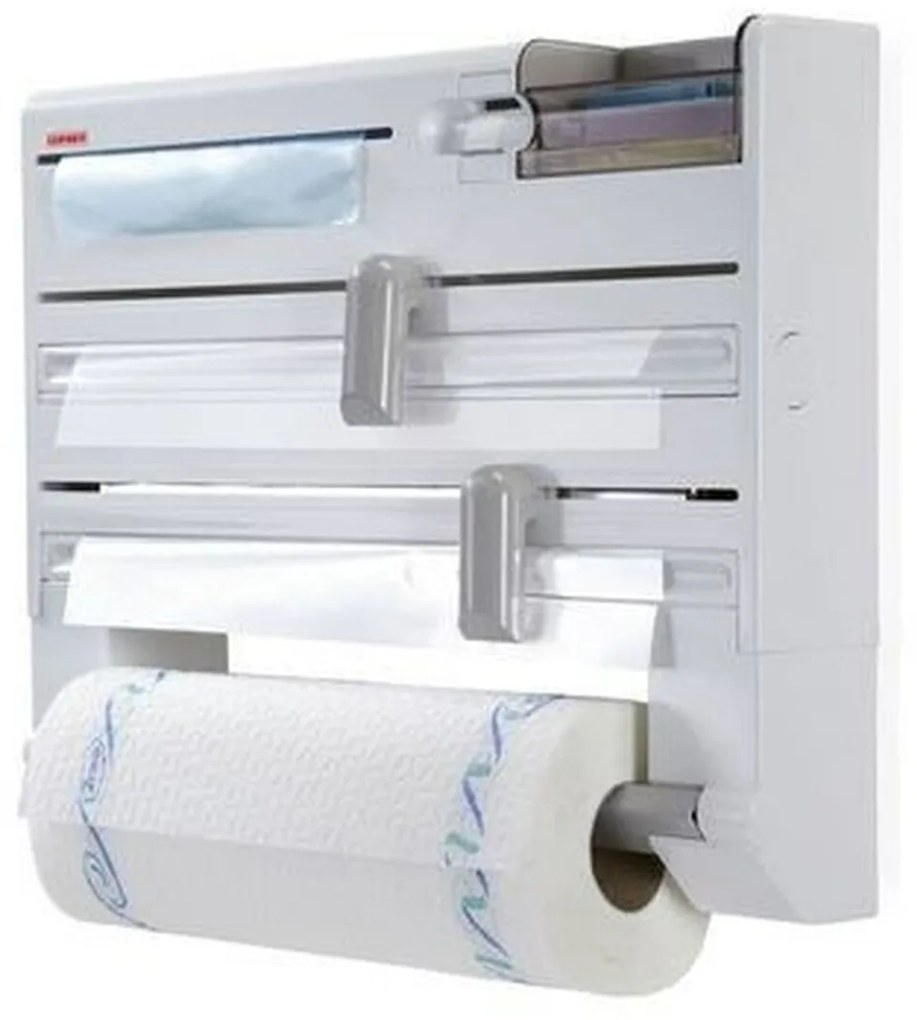 Suporte para Rolos de Papel de Cozinha Leifheit 25723 Branco Plástico