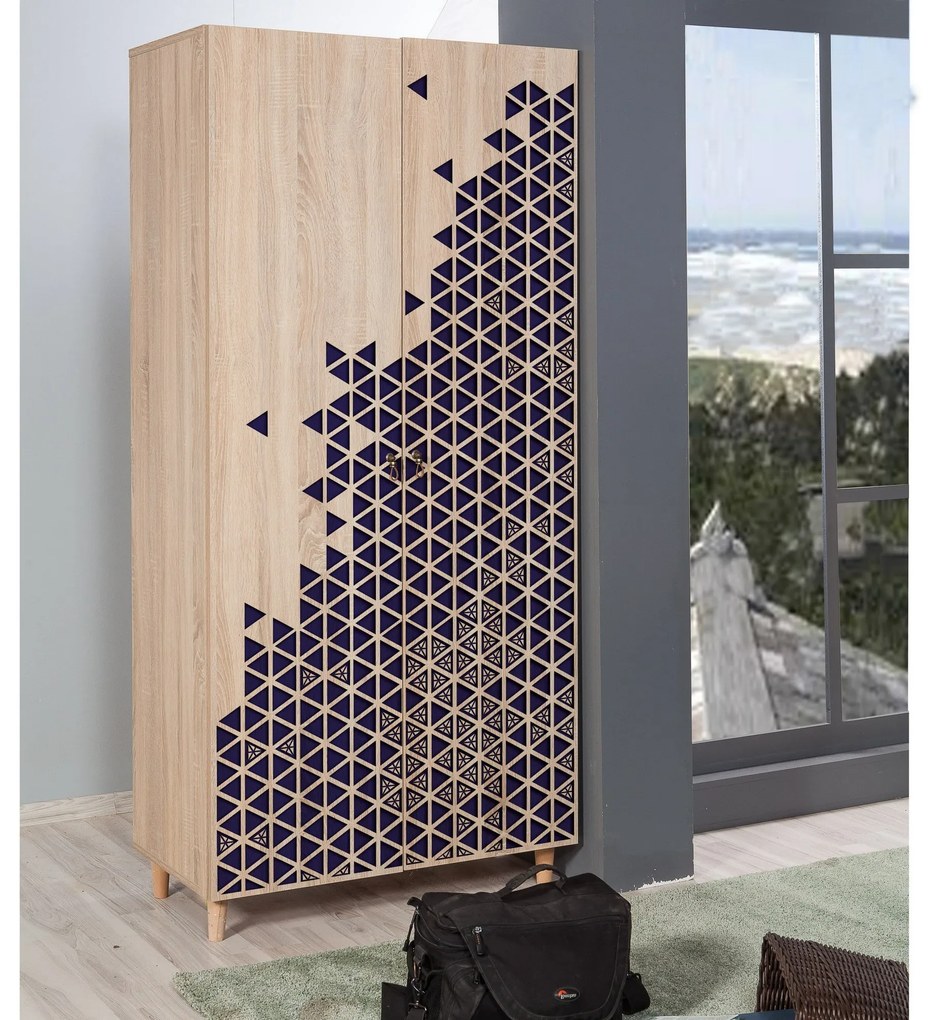 Roupeiro Stil – Carvalho Sonoma – 90x192x52 cm