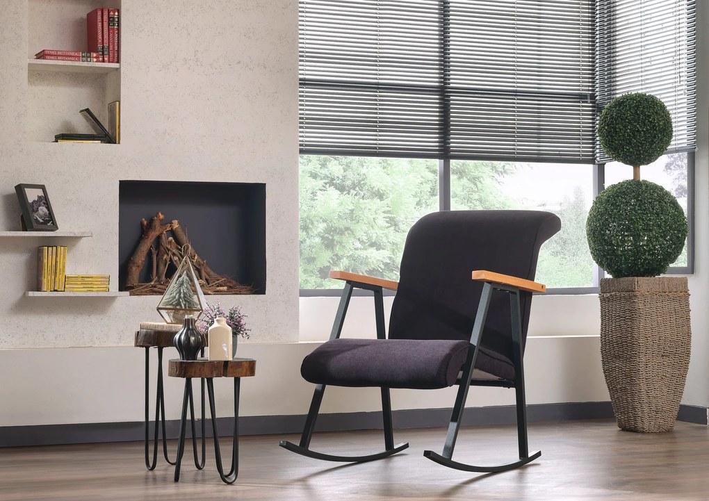 Conjunto de Mobiliário de Sala de Estar Samba – Nogueira – TV Unit: 18