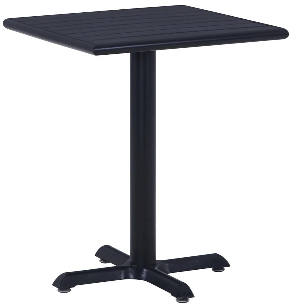 Mesa de jardim 60x60x75 cm preto