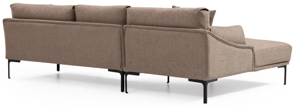 **** Sofá de Canto Leo Corner – Mocha – 255 x 150 cm
**