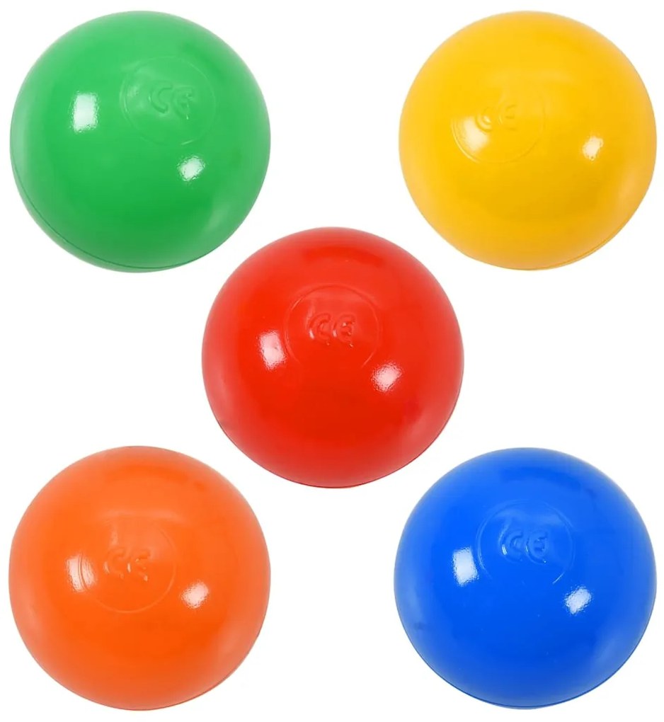 Túnel de brincar infantil c/ 250 bolas 245cm poliéster multicor