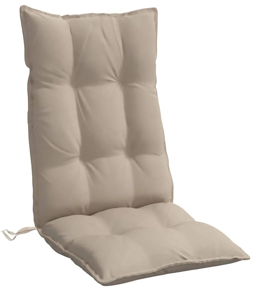 Almofadões cadeira encosto alto 6pcs oxford cinza-acastanhado