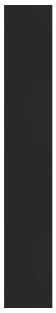 Estante com 5 prateleiras derivados de madeira preto