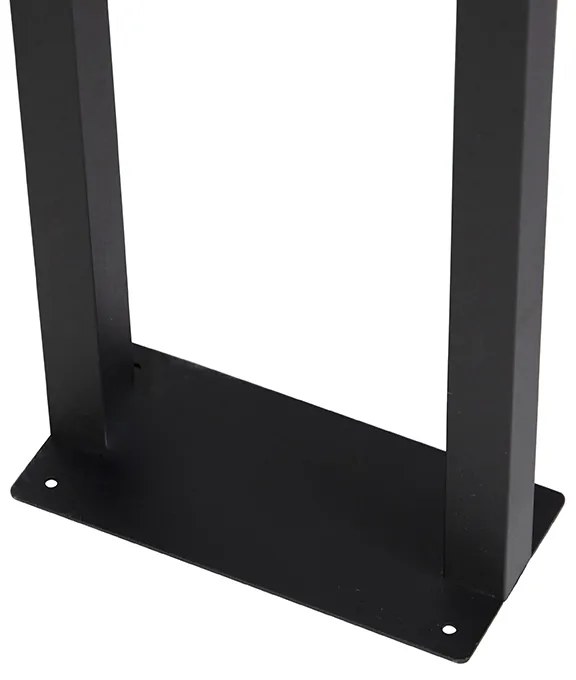 Candeeiro de pé exterior moderno preto IP44 - Jarra Balanco Moderno