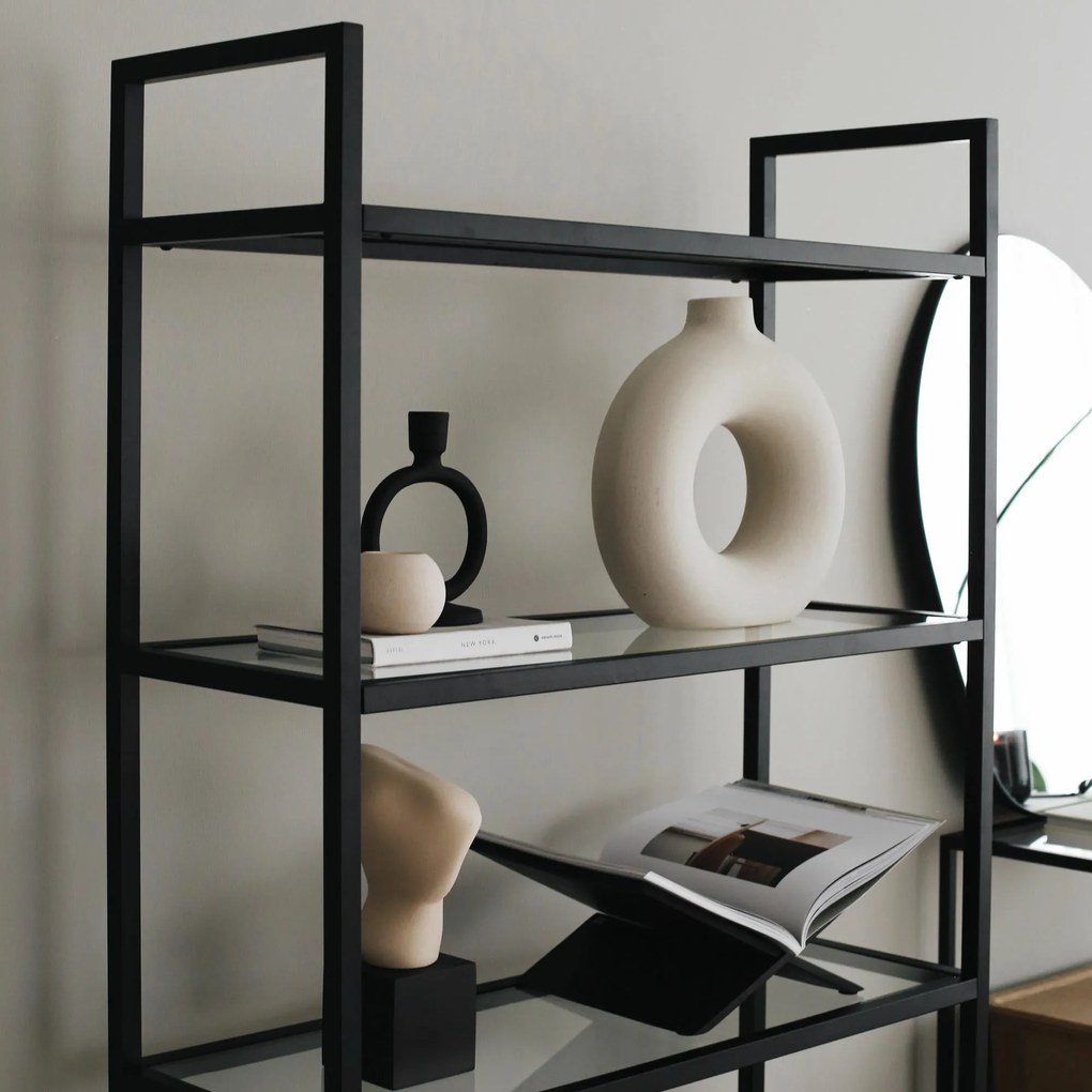 Estante K100 – Preto – 80 cm x 165 cm x 30 cm