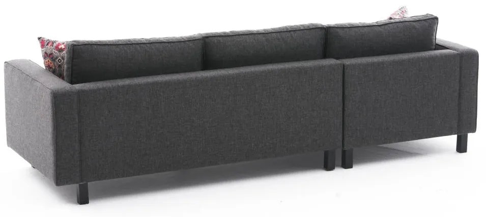 Sofá de Canto Kale – Antracite – 258x83x258 cm