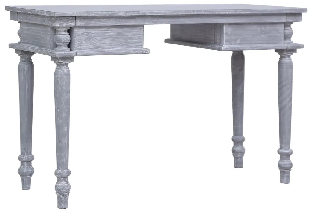 Secretária 115x50x78 cm madeira de mogno maciça