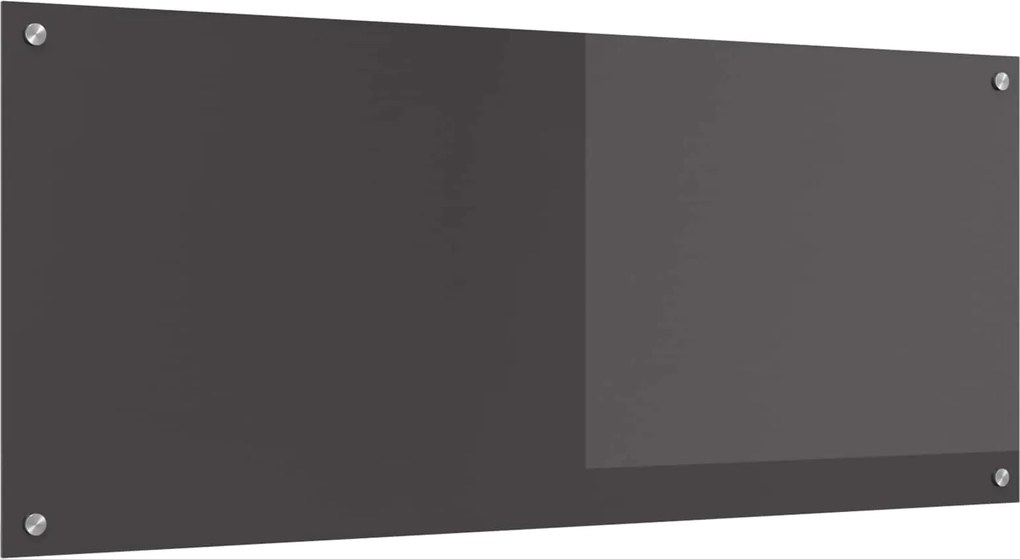 vidaXL Proteção de Cozinha Cinza Escuro 120 x 50 cm vidro temperado