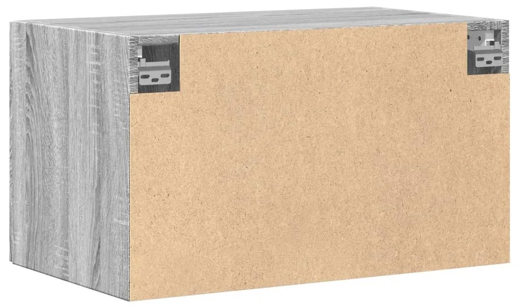 Armário parede 70x42,5x40 cm derivados de madeira cinza sonoma