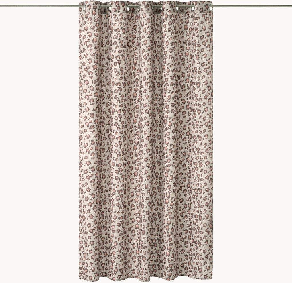 Cortina de duche com padrão resistente à água Jenna