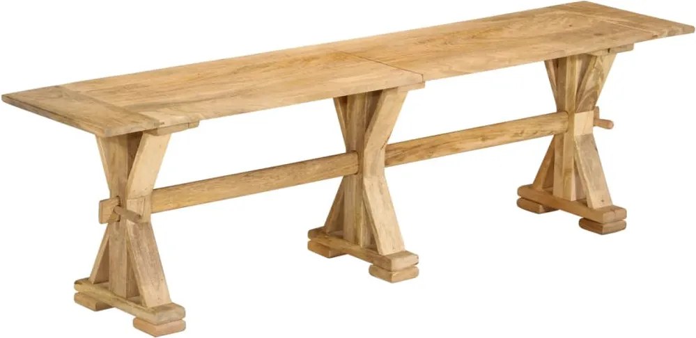 VidaxL Banco 160x35x45 cm madeira de mangueira maciça