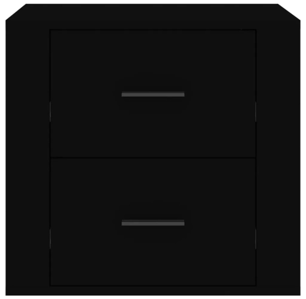 Mesa de cabeceira 50x39x47 cm preto