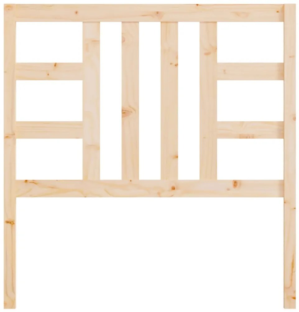 Cabeceira de cama 96x4x100 cm pinho maciço