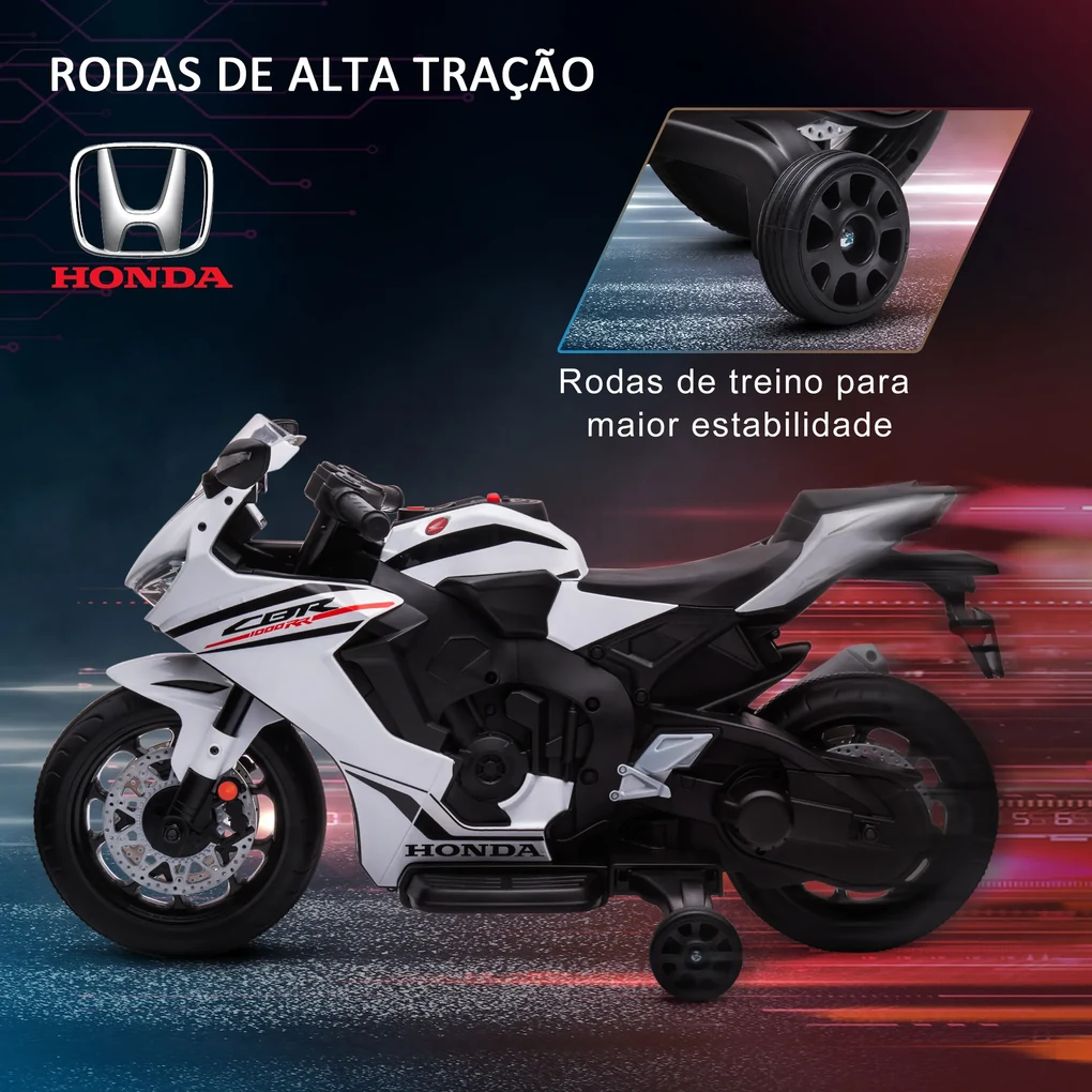 Homcom - Moto infantil elétrica Trial com bateria, CARROS UM LUGAR