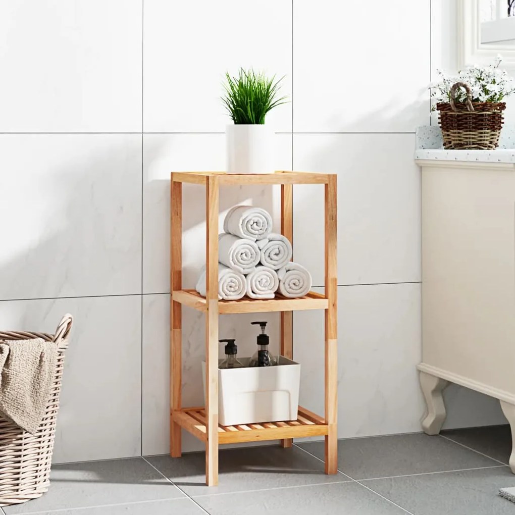 350365 vidaXL Unidade de prateleiras WC 36x36x79 cm nogueira maciça