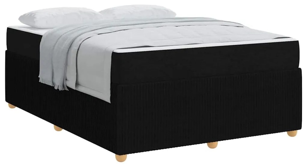 Estrutura da Cama Outros Preto 160 x 200 cm tecido