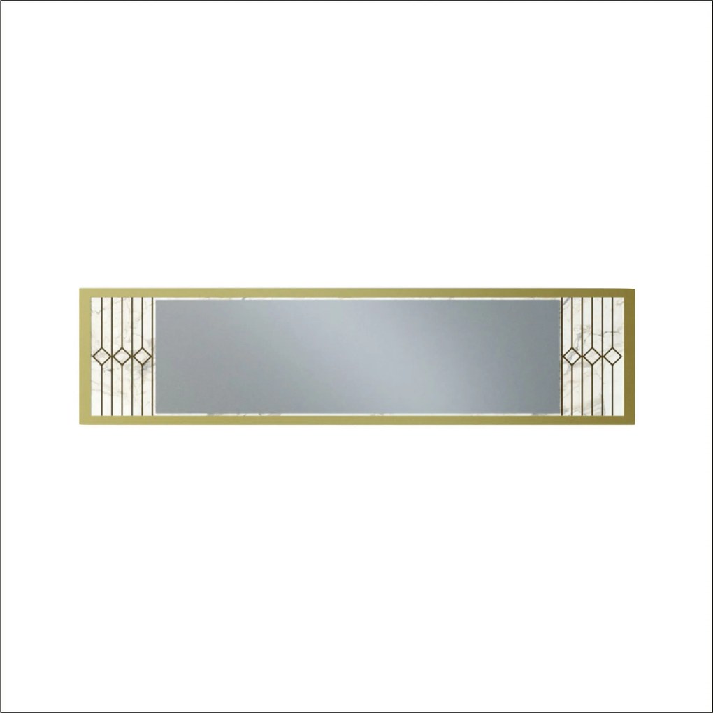 Espelho Decorativo Frida Console – Branco – 120x29,5x2 cm