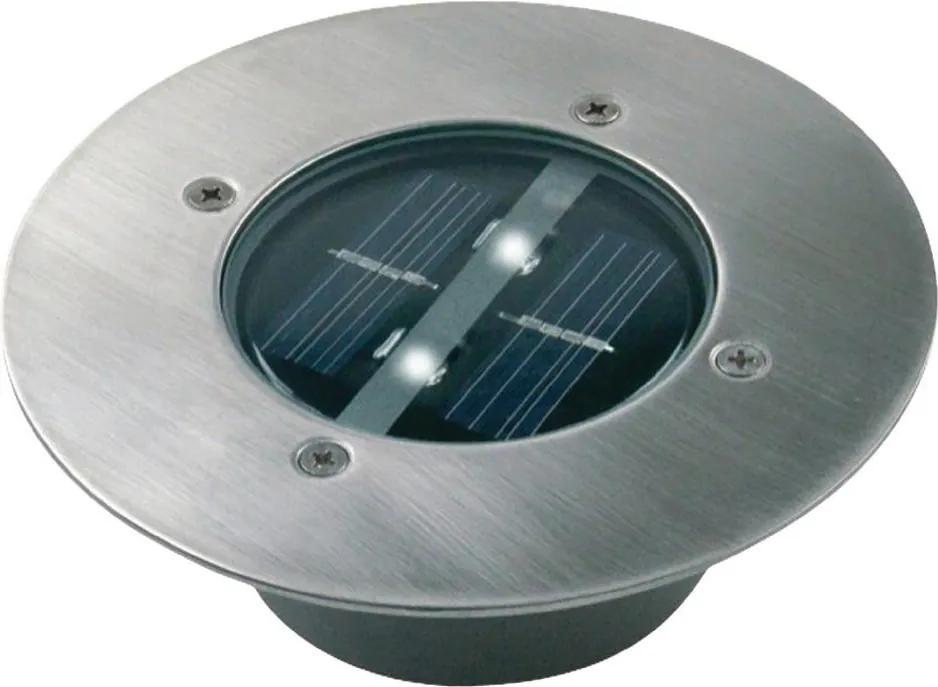 Nedis RA-5000197 - Holofote solar LED 2xLED/0,06W/3xAAA IP67 redondo