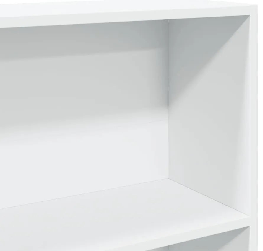 Estante 80x24x143 cm derivados de madeira branco
