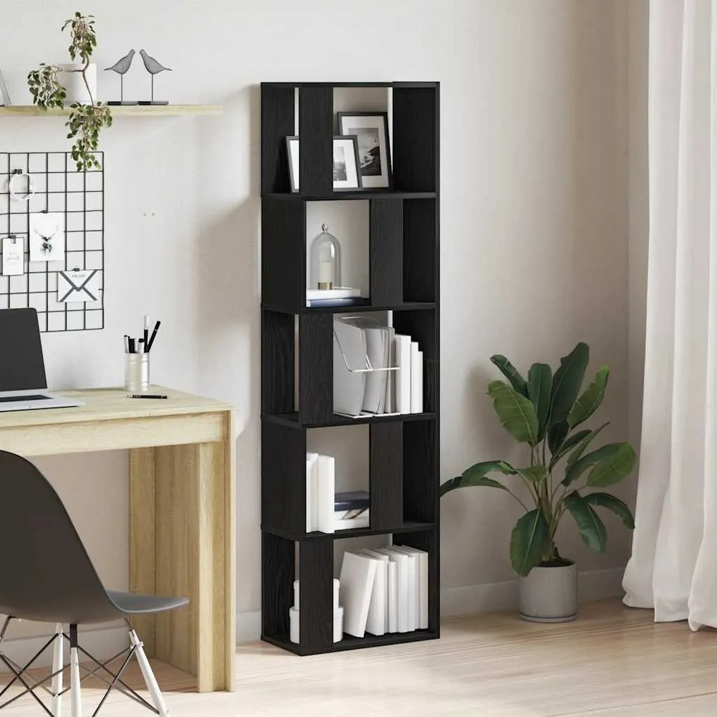 vidaXL Estante/divisória 45x24x159 cm carvalho preto