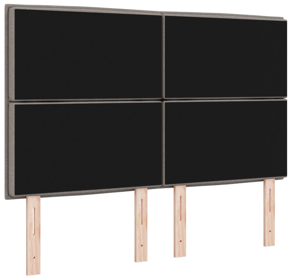 Cabeceira Design Linhas Taupe 160 cm Tecido