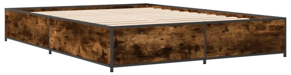 Estrutura cama 140x190 cm derivados de madeira/metal
