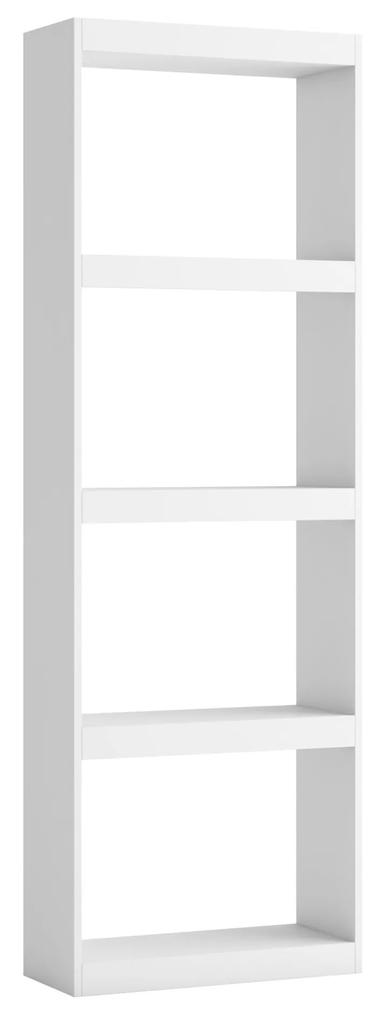 Estante TOTEM - 5 Níveis - para Sala de Jantar - Sala de Estar - Escritório - Unidade de Armazenamento - Estilo Moderno - Branco Mate 181 x 60 x 25 cm