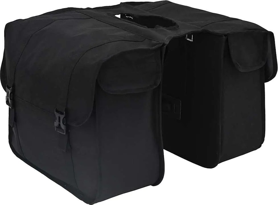 vidaXL Bolsa de Bicicleta Preto 40 x 18.5 x 35 cm Poliéster