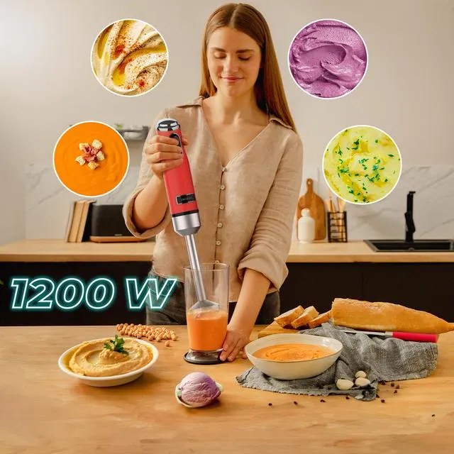 Varinha mágica retro Power RetroRed 1200MAX com 1200 W de potência máxima