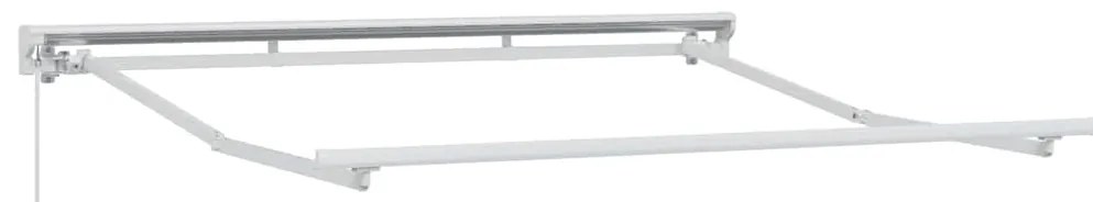 Toldo Manual Manual Branco 2.5 x 2 m Estrutura de alumínio