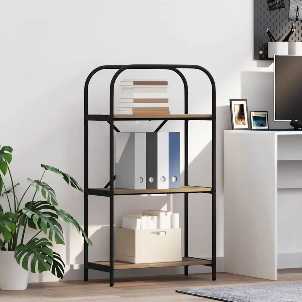 vidaXL Estante Carvalho Artesanal 60 x 30 x 109 cm Madeira processada