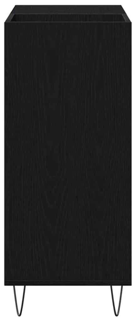 Armário de Registros Carvalho Preto 84.5x38x90 cm Madeira Engenhariada