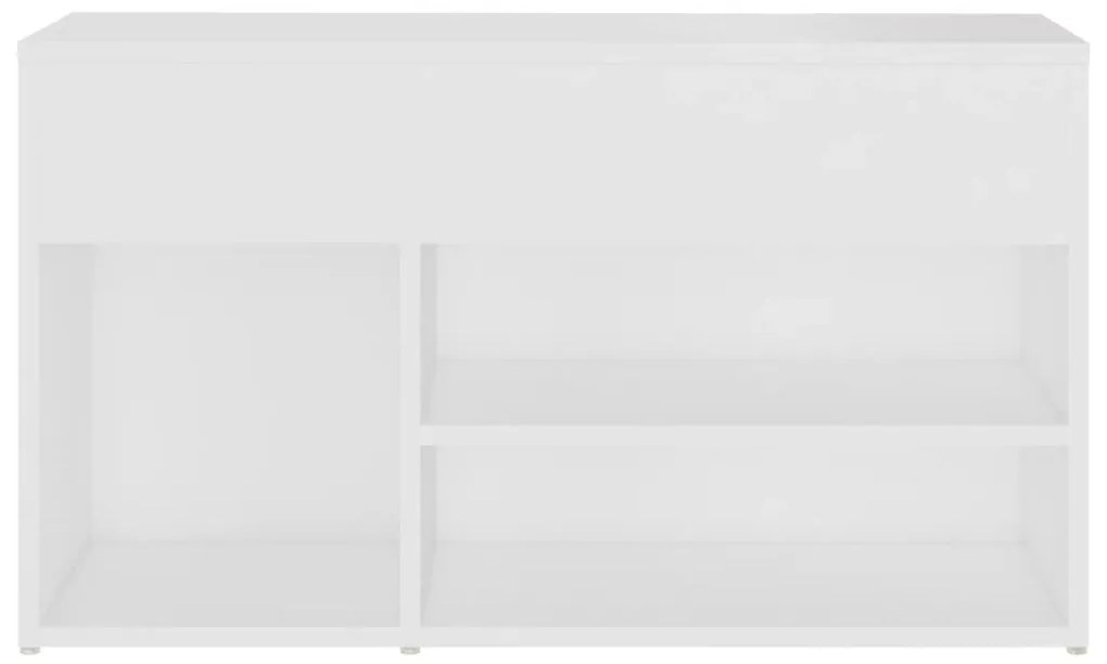 Banco sapateira 80x30x45 cm contraplacado branco