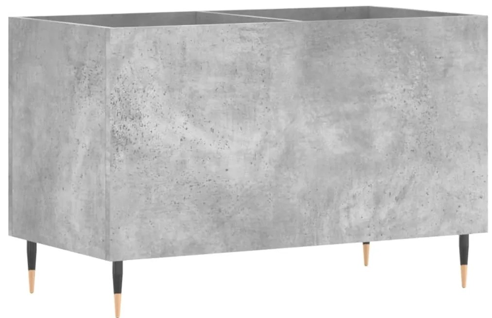 Armário p/ discos 74,5x38x48 cm derivados madeira cinza-cimento