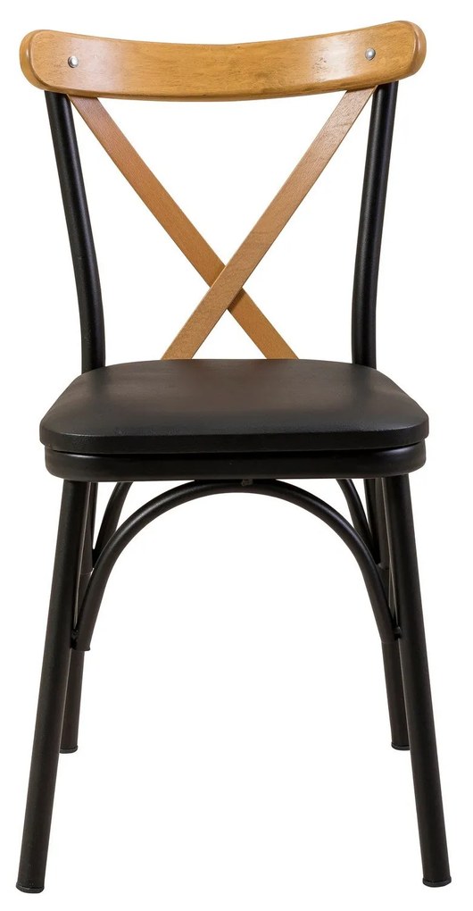 Conjunto de Mesa de Jantar Extensível Oliver – Preto – Mesa: 120x77x75