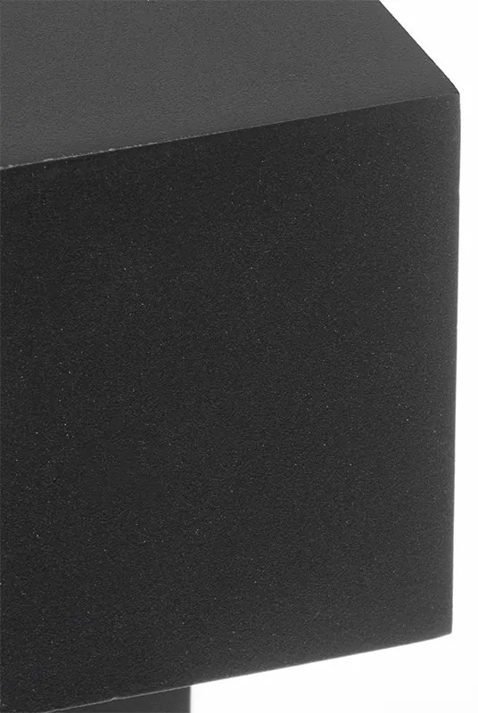 Candeeiro de pé industrial para exterior preto 35cm IP44 - Baleno Moderno,Country / Rústico,Industrial