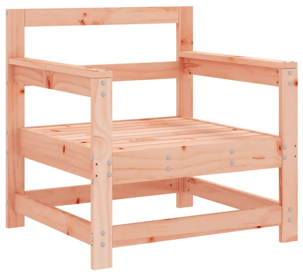 7 pcs conjunto lounge de jardim madeira de douglas maciça
