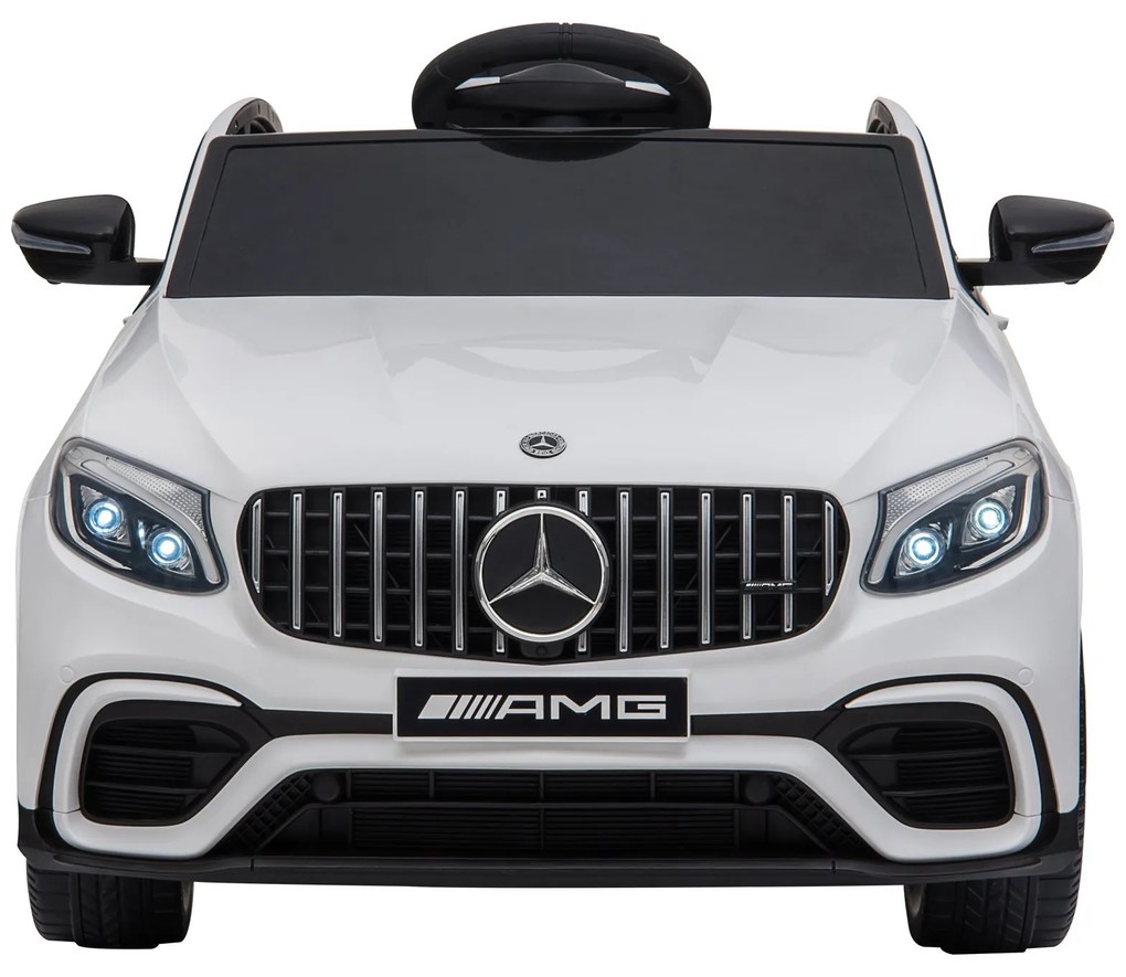 Mercedes AMG Carro elétrico para crianças de a partir de 3 anos com controle remoto com música e luzes Carga 30kg 115x70x55cm