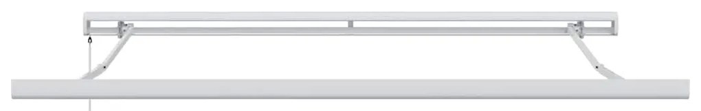 Toldo Retrátil Manual Cinza Claro 300x250 cm