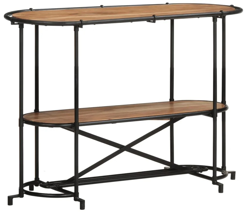Mesa consola 110x42x76 cm madeira de acácia maciça