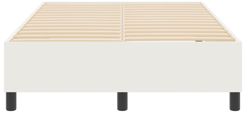 Cama Box Spring vidaXL Creme 120x200 cm Tecido de Corduroy