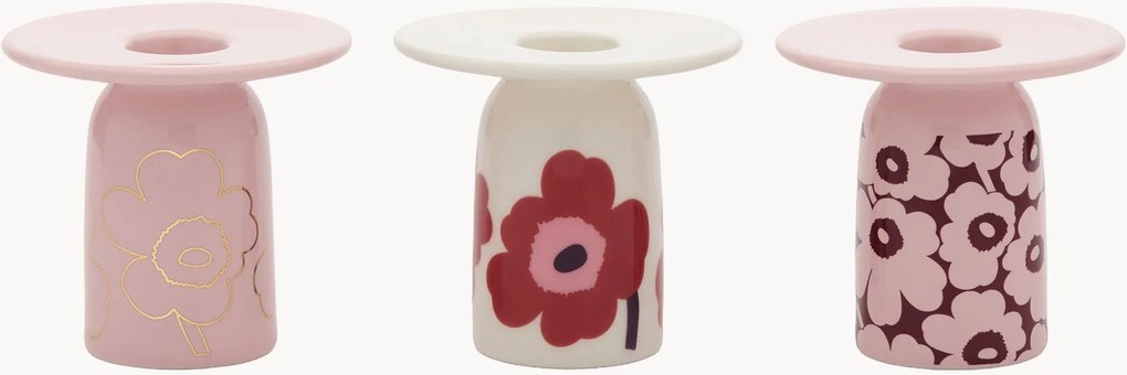 Castiçais Unikko, conjunto de 3