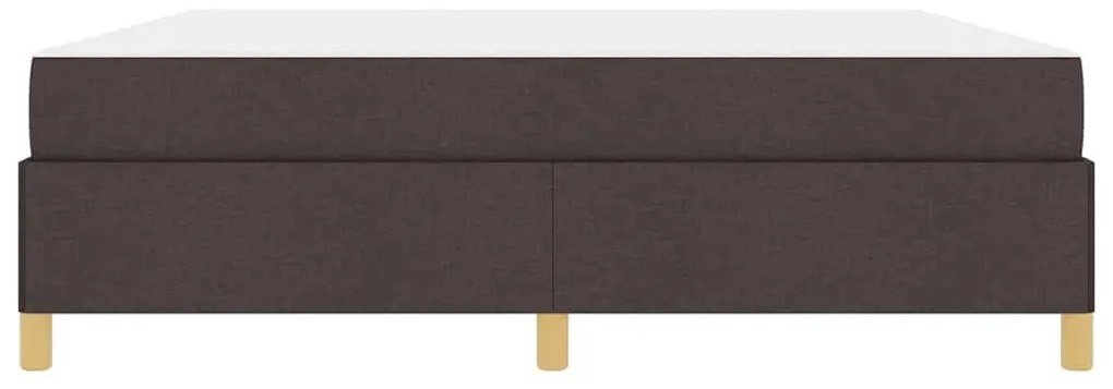 Cama Box Outros Marrom Escuro e Branco 180 x 200 cm tecido