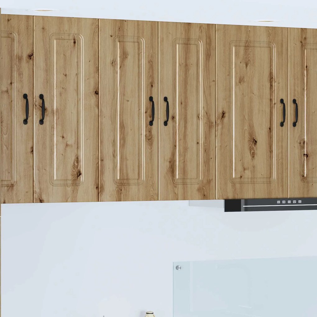 vidaXL Armário de Cozinha Kalmar 2 pcs Carvalho Artesanal