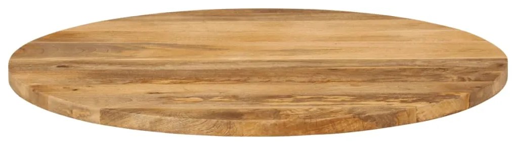 Tampo de mesa redondo Ø80x3,8cm madeira de mangueira maciça