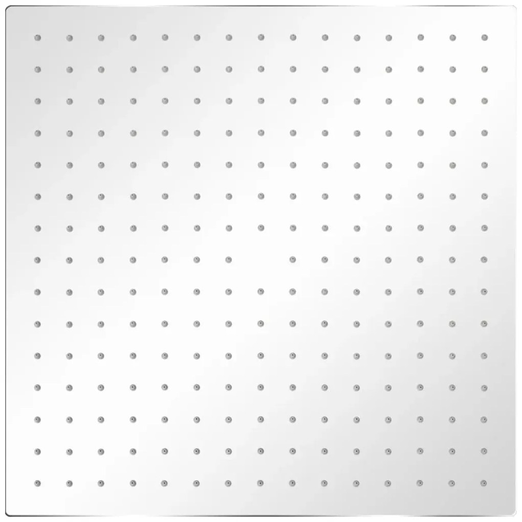 Cabeça de chuveiro quadrada em aço inoxidável 40x40 cm